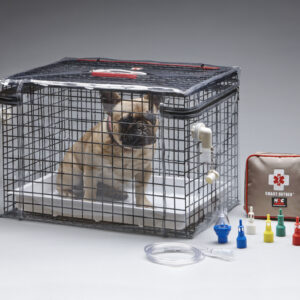 Smart Oxygen Tent in a Dog Cage